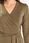 Codzienna Sukienka Khaki | PREMIUM JAKOŚĆ Stylowy Sukienka Khaki r.XL Trend - zdjęcie 3