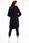 Casualowa Bluza Czarny | IDEALNA NA CO DZIEŃ Nowoczesna Bluza Czarny r.L/XL - zdjęcie 5