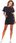Letnia Sukienka Czarny | MUST HAVE Stylowy Sukienka Czarny r.S Trend - zdjęcie 4