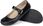 Baleriny barefoot damskie Olivier 1286 – skórzane buty z klamerką do codziennych i eleganckich stylizacji czarne lico - zdjęcie 6