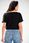 Modna Bluzka Czarny | TREND Stylowy Bluzka Czarny r.S Trend - zdjęcie 2