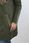 Bluza z ozdobną taśmą khaki - zdjęcie 6