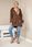 Bluza z kapturem Punto Milano Winter brązowa - zdjęcie 4