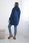Bluza ocieplana z kapturem jeansowy - zdjęcie 4