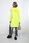 Bluza sukienkowa z kapturem żółty neon - zdjęcie 4