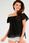 Nowa Bluzka Czarny | WYGODNA Stylowy Bluzka Czarny r.S/M Trend - zdjęcie 2