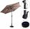 Parasol ogrodowy Costway Parasol Ogrodowy Z Solarnymi Diodami Led 270cm 1828216931 - zdjęcie 5