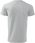 Wzmocniona Koszulka męska T-shirt bawełna bez szwów bocznych BASIC JASNOSZARA - zdjęcie 3