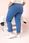 Spodnie damskie bawełniane Plus Size z paskiem jeansowe 6xl - zdjęcie 2
