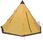 Namiot Zakito Europe Namiot Kempingowy Tipi 4 Os Żółty 365X365X250Cm Ze91008 - zdjęcie 3