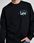 MESKA BLUZA LEE LOGO CREW SWS JET BLACK 112355660 - zdjęcie 2