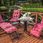 Stół ogrodowy Patio Stół Dine&Relax 70X70 Punti - zdjęcie 6