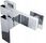 Bateria łazienkowa Laveo/Kuchinox Kvadrato Blq 040d - zdjęcie 2