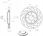 Tarcza hamulcowa Brembo Tarcza Hamulcowa 09.8695.1X - zdjęcie 7