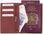Portfel podróżny na karty zbliżeniowe oraz paszport biometryczny (Kasztan) - Kasztan - zdjęcie 4