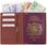 Portfel podróżny na karty zbliżeniowe oraz paszport biometryczny (Kasztan) - Kasztan - zdjęcie 1