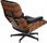 Design Town Fotel + Podnóżek Ambasador Insp Lounge Chair Czarny Skóra - zdjęcie 5