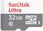 Karta pamięci do aparatu SanDisk MicroSDHC 32GB Ultra Class 10 (SDSQUNS032GGN3MN) - zdjęcie 1