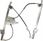 Magneti Marelli Mechanizm Opuszczania Szyby Magneti 350103140700 Citroen C5 Mk2 05/08 Przód Lewy - zdjęcie 3