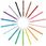 Pisaki Mazaki Flamastry Bic 24 Kolory Kid Couleur - zdjęcie 5
