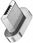 Maclean Wtyk magnetyczny micro USB do kabla magnetycznego Maclean srebrny (MCE162) - zdjęcie 1