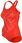 Kostium kąpielowy KOSP200 - czerwony - zdjęcie 5
