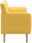 Vidaxl 3-Osobowa Sofa Tapicerowana Tkaniną 172X70X82Cm Żółta - zdjęcie 2
