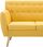 Vidaxl 3-Osobowa Sofa Tapicerowana Tkaniną 172X70X82Cm Żółta - zdjęcie 7