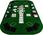Mks Blat Stół Do Pokera 160x80cm Poker Kasyno Zielony - zdjęcie 4