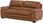 Beliani Komplet wypoczynkowy skórzany sofa i fotel w stylu retro brązowy Horten - zdjęcie 6