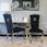 BellaCasa.co Jadalnia glamour Elegannte Nero stół 200x100x75 6 krzeseł - zdjęcie 3