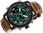 NAVIFORCE NF9160 zn094a  Czarny Brązowy - zdjęcie 2