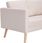 vidaXL Sofa Materiałowa Kremowa (281351) - zdjęcie 7