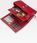 Portfel Damski Skórzany STEVENS Czerwony 068 z Zabezpieczeniem RFID - zdjęcie 4
