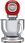 Robot kuchenny SMEG SMF02RDEU Czerwony - zdjęcie 4