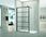 Kabina prysznicowa Novellini Kuadra H Stripes Walk-In 120Cm (117-120Cm) Czarny Mat Kuadh120-82H - zdjęcie 3