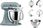 Robot kuchenny KitchenAid Artisan 5KSM175PSEMF Szaroniebieski - zdjęcie 3