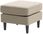 Beliani Sofa beżowa 3-osobowa tapicerowana z otomaną czarne nogi Avesta - zdjęcie 8