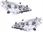 Lampa przednia DEPO REFLEKTOR LAMPA PRAWY PEUGEOT 307 (3_), 03.01-09.05 OE: 96462917, 6205Z2, 6205ZP - zdjęcie 6
