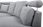 Beliani Sofa 8-osobowa półokrągła jasnoszara welurowa modułowa z otomaną Rotunde - zdjęcie 5