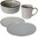 Eh Excellent Houseware Zestaw Obiadowy Manhattan Dla 4 Osób Kolor Brązowy - zdjęcie 2
