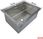 Ikmet Głęboki Zlew Nierdzewny Do Obsadzenia W Blacie – 73X55X30 Cm - zdjęcie 6