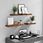 PÓŁKA NA ŚCIANĘ RUSTYKALNY BRĄZ 80 CM LOFT LWS28BX - zdjęcie 7