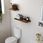 PÓŁKA NA ŚCIANĘ RUSTYKALNY BRĄZ 80 CM LOFT LWS28BX - zdjęcie 3