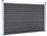 VIDAXL SZARE PANELOWE OGRODZENIE WPC 699X106CM 3053249 - zdjęcie 3
