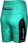 Extreme Hobby Legginsy Biegowe 1/3 Damskie Flowers Miętowy - zdjęcie 4