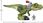 Fisher-Price Imaginext - Jurassic World - Hungry T-Rex Dinosaur GBN14 - zdjęcie 2