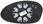 Wkład do lusterka zewnętrznego SZKŁO WKŁAD LUSTERKA BMW 1 3 MAGNETI MARELLI 182209000200 - zdjęcie 2