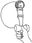 Kendama mini podróżna poręczna 11 cm - zdjęcie 4