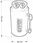 OIL CATCH TANK 0.7L 10MM TURBOWORKS BLACK MG-OT-034 - zdjęcie 3